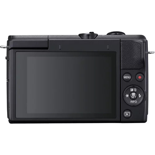 Canon EOS M200 Mirrorless Digital Camera with 15-45mm Lens Ebony - Essential 64GB Bundle