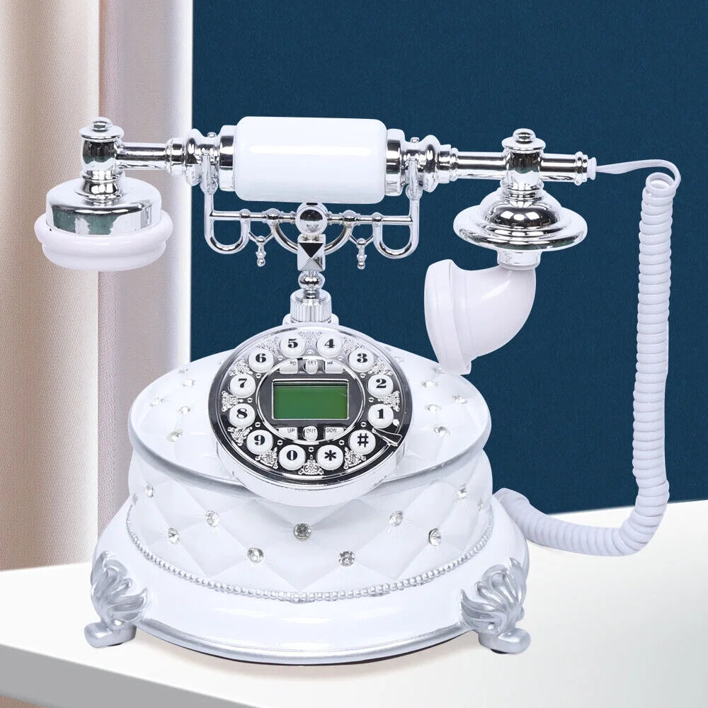 Antique Home Telephone Retro Vintage Old Fashioned Interface Phone Home/ Office
