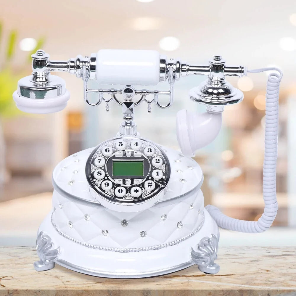 Antique Home Telephone Retro Vintage Old Fashioned Interface Phone Home/ Office