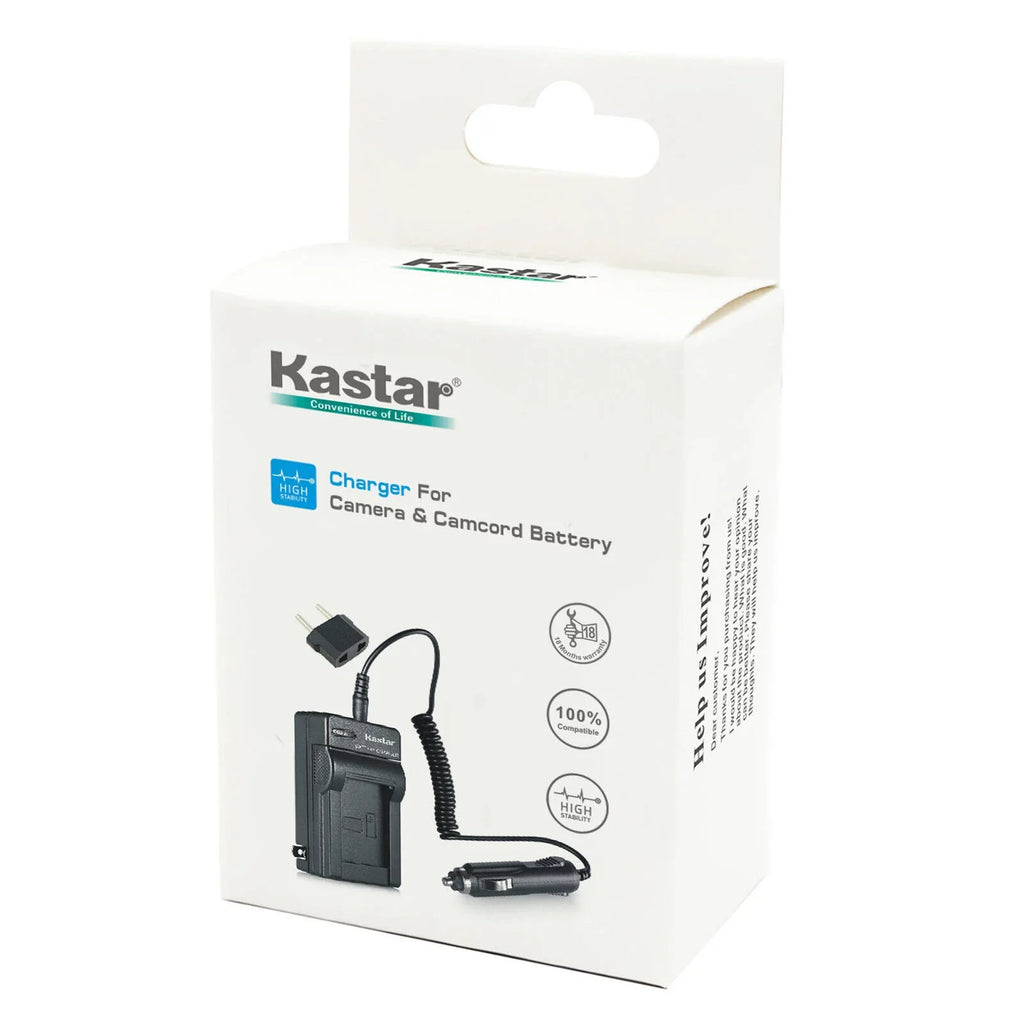 Kastar CGA_DU14 Battery (3_Pack) and Charger Kit for Panasonic CGA_DU06, CGA_DU07, CGA_DU14, CGA_DU21, VW_VBD070 VBD140 VBD210 w