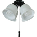 Hampton Bay Gazelle 4-Light LED Ceiling Fan Light Kit 91306 / 1002723735 - New