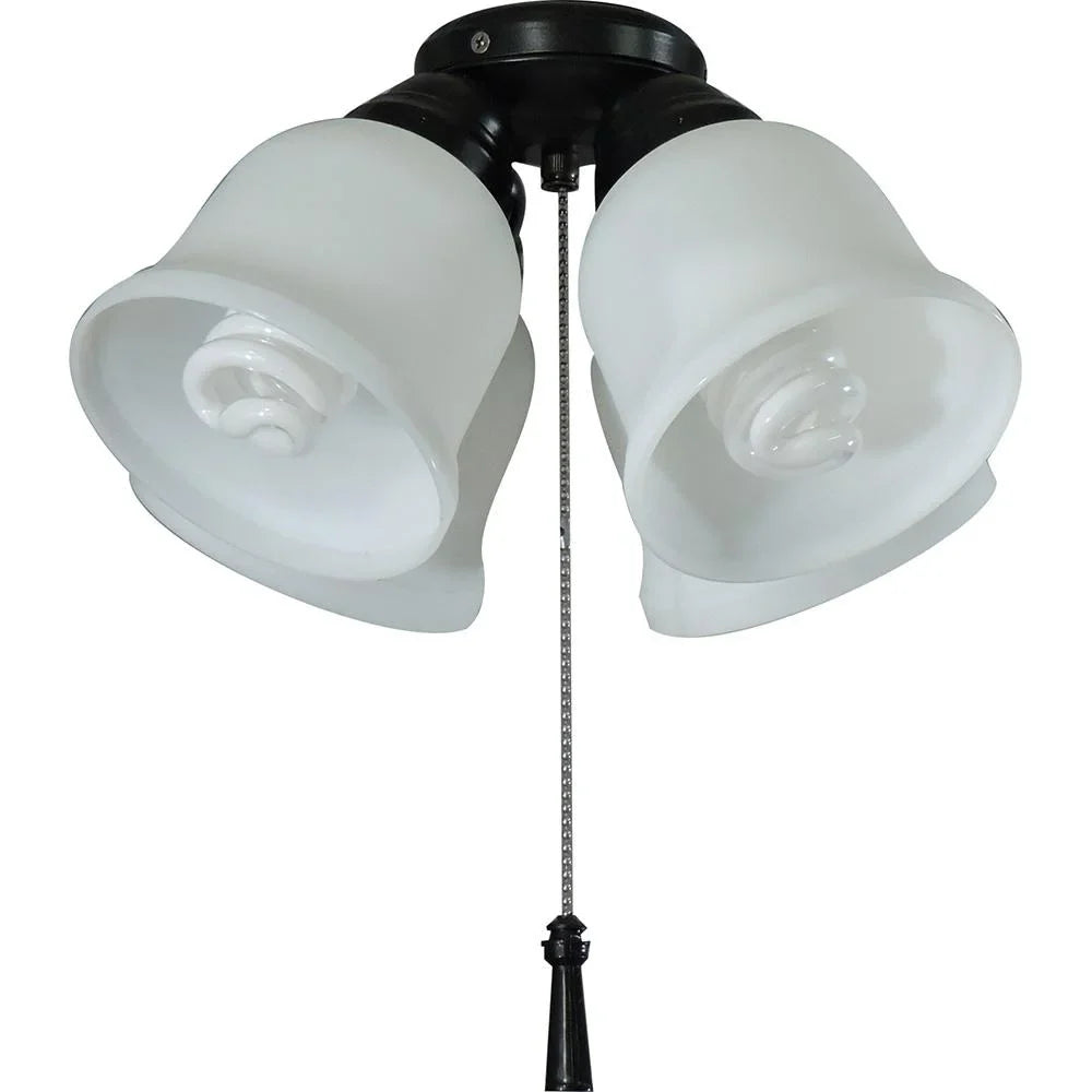 Hampton Bay Gazelle 4-Light LED Ceiling Fan Light Kit 91306 / 1002723735 - New