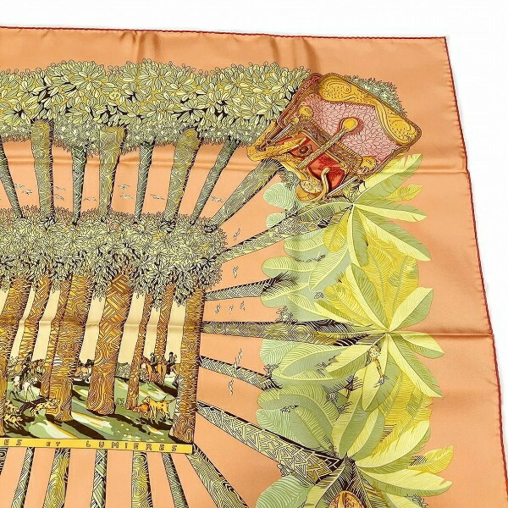 Pre-Owned Hermes Carre 90 Light and Shadow Brand Accessory Scarf People (Good)