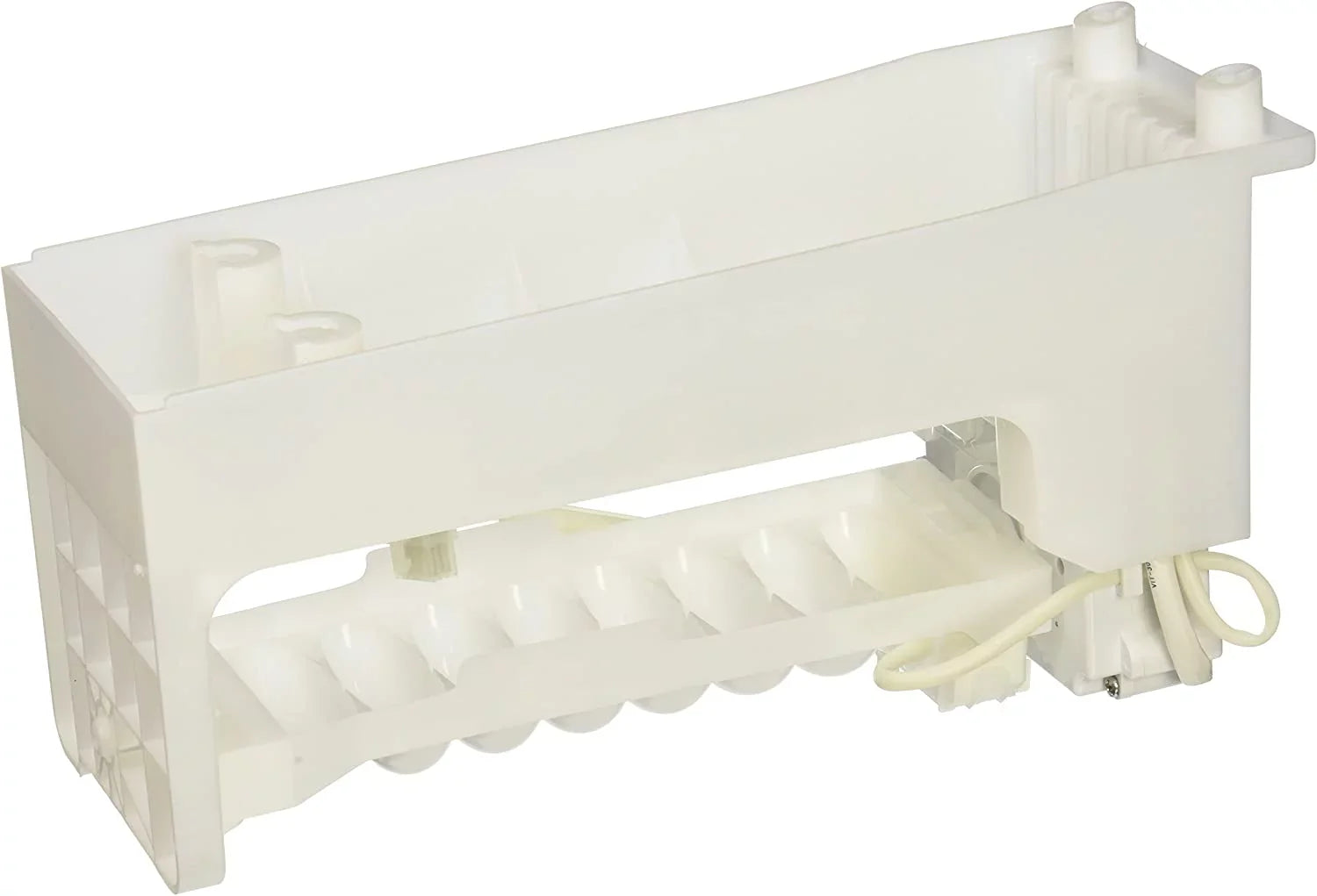 Genuine OEM DA97-08059A Refrigerator Ice Maker Assembly (White)