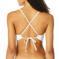MSRP $79 La Blanca Triangle Bra Bikini Swimsuit Top White Spectrum Size 14