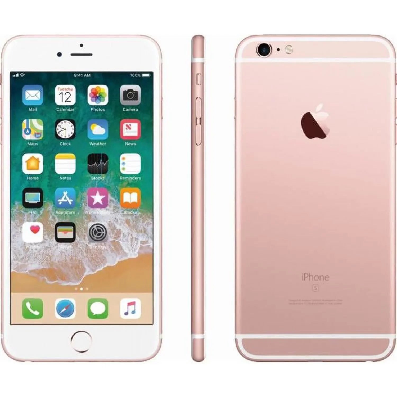 Restored iPhone 6s Plus A1687 64GB Rose Gold (Fully Unlocked) 5.5" Smartphone (Refurbished)