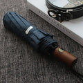 Umbrella Individuals Business 10 Ribs Wood Handle Golf Sun Umbrellas Windproof Anti UV Parasol Clear Umbrella UPF50+