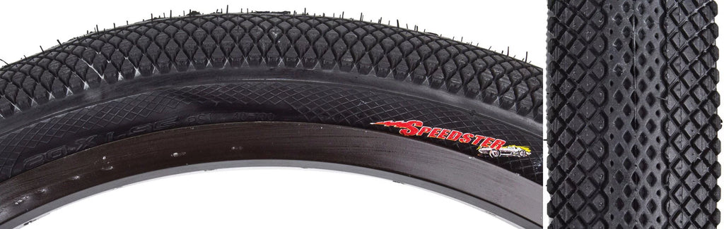 Vee Tire & Rubber Speedster Tire Vee Speedster 20x1.95 Bk Fold