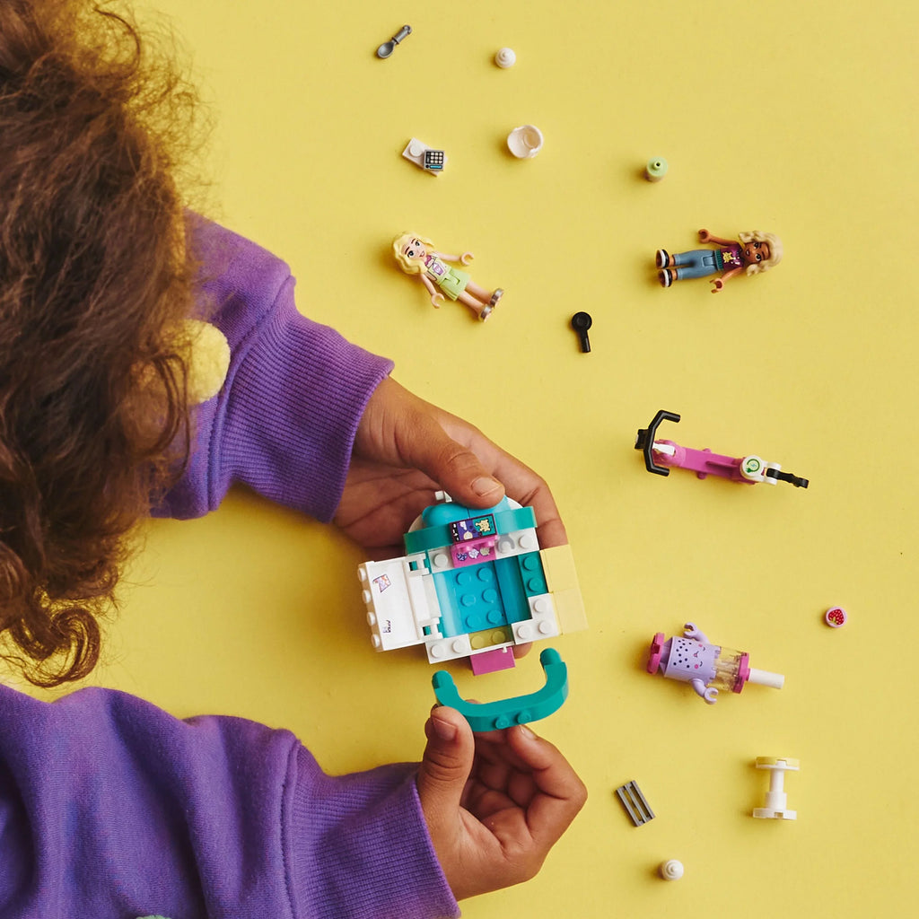 LEGO Edge Mobile Bubble Tea Shop 41733, Fun Vehicle Edge Play Set with Mini-Dolls and Toy Scooter for Girls and Boys Ages 6 Plus