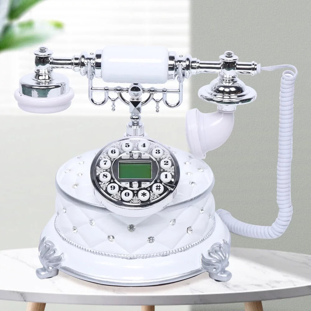 Antique Home Telephone Retro Vintage Old Fashioned Interface Phone Home/ Office