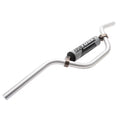 Tusk T-10 Aluminum 7/8" Handlebar Mini High Edge Silver For LEM CR3 1997