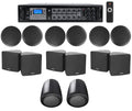 6-Zone Amp+(6) 3.5" Midnight Cube+(2) JBL Termination Speakers for Office/Hotel