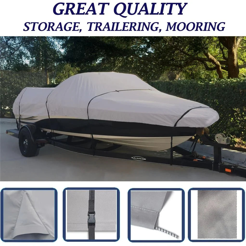 BOAT COVER Compatible for ASTRO QUICKFIRE 16 GT O/B 1990 STORAGE, TRAVEL, LIFT