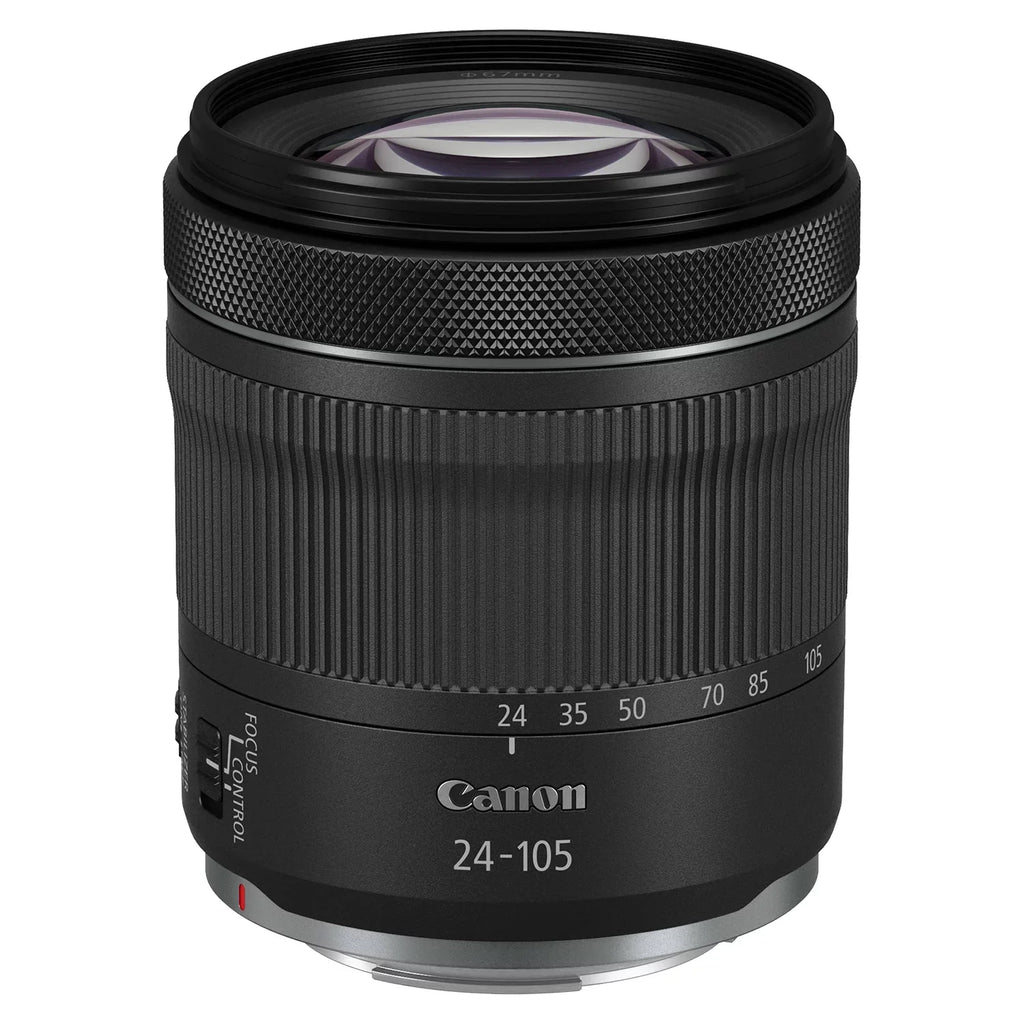 Canon EOS R6 Mark II Mirrorless Camera with RF 24-105mm Lens + EF 75-300mm + SanDisk 128GB Memory Card + Case + LED Flash+ ZeeTech Accessory Bundle
