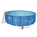 Bestway Steel Pro Max Family Size Round Steel Frame Swimming Pool (Open Box)