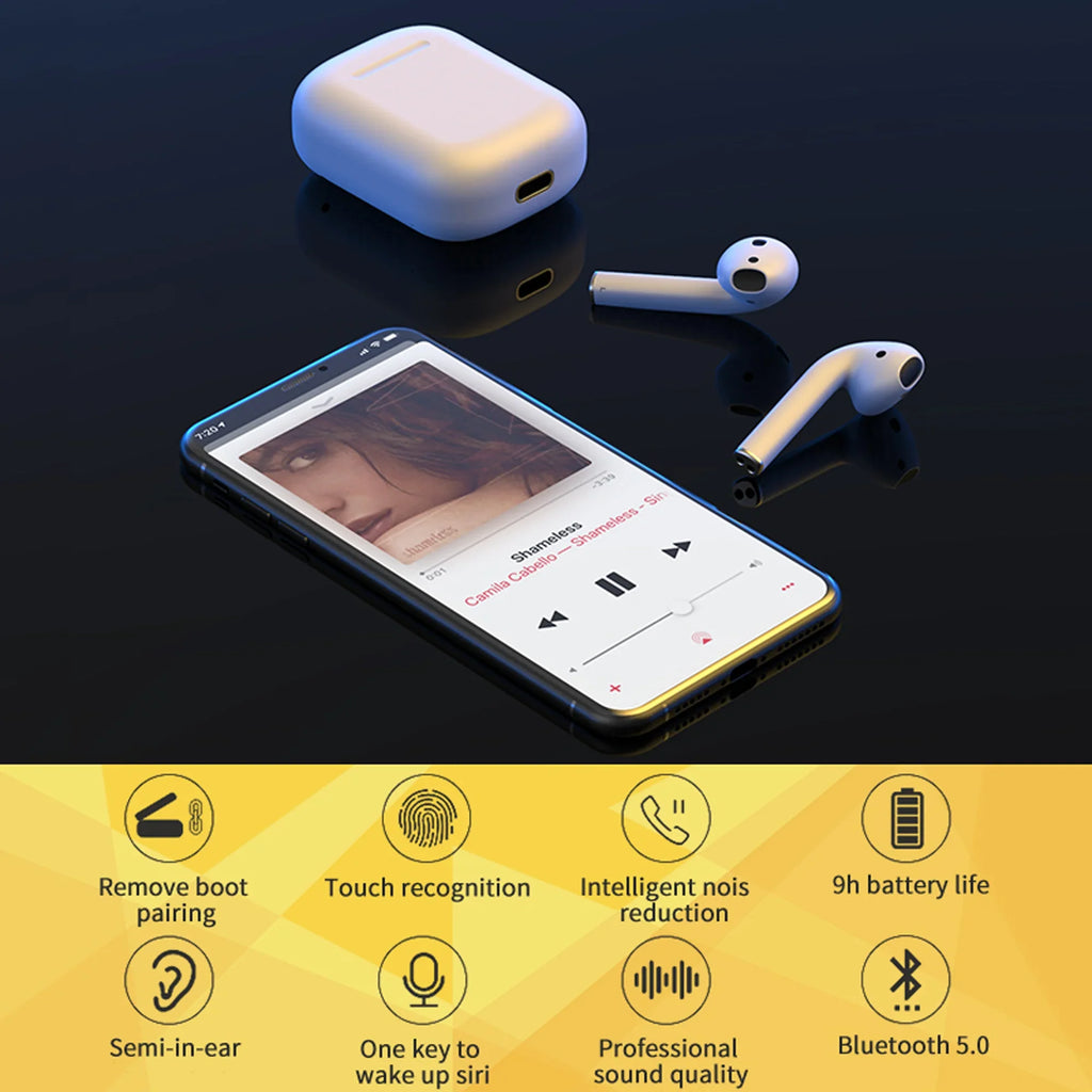 5.0 Second Generation Wireless Earbuds Standby for Up to 72 Hours for and Android