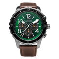 California Watch Co. Mavericks Chrono Leather Dark Brown Green