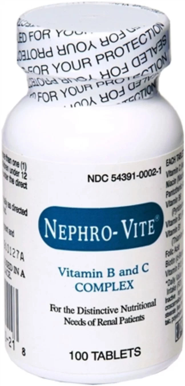 R&D Laboratories Nephro-Vite Tablets 100 Tablets (Pack of 4)