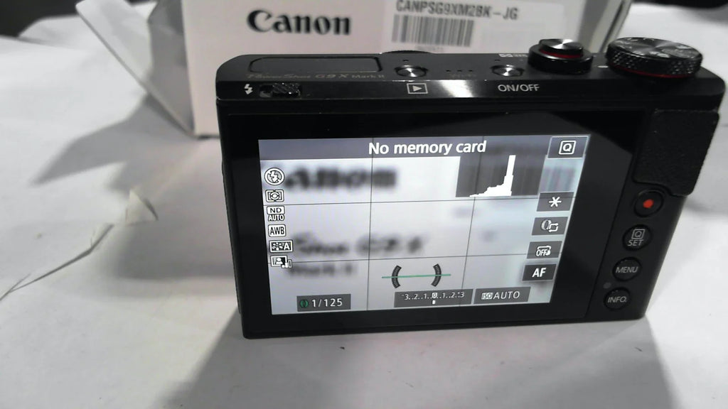 Canon PowerShot G9 X Mark II Compact Digital Camera w/ 1 Inch Sensor and 3inch L