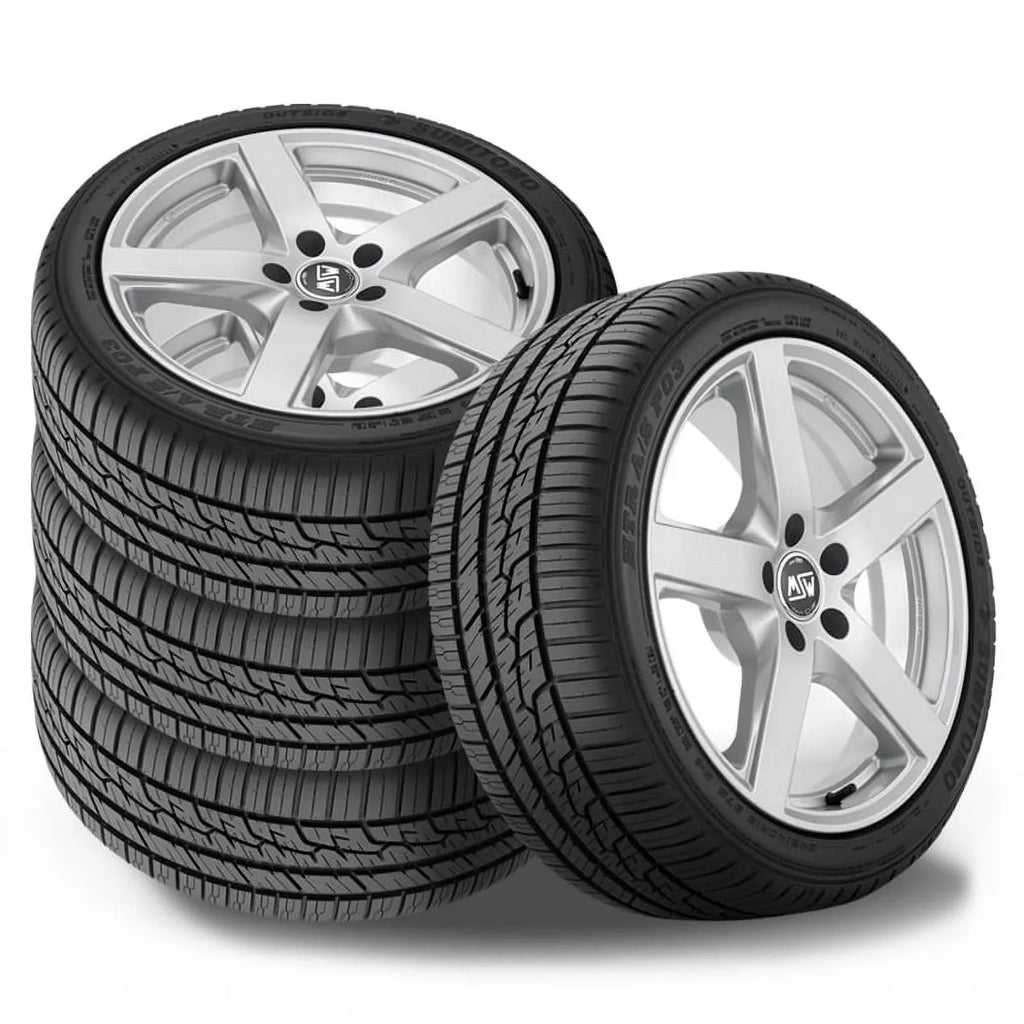 Set of 4 Sumitomo HTR A/S P03 235/65R17 108V Performance All Season Tires 65000 MILE ASP77 / 235/65/17 / 2356517 Fits: 2017-18 Honda CR-V EX, 2019 Honda CR-V LX