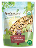 Food to Live Organic California Pistachios (In Shell, Roasted and Salted, Non-GMO, Bulk) (2 Pounds)