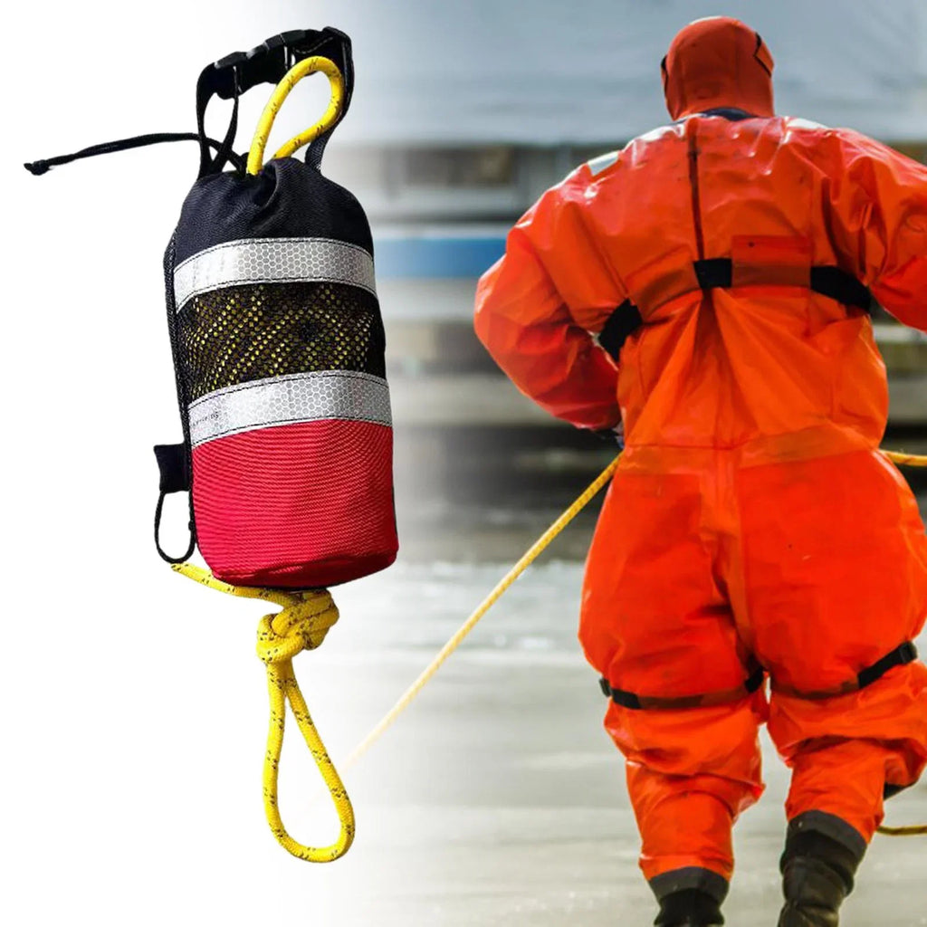 Tnarru Floating Throw Bag Throwable Rope Throw Bag Flotation Device Throwline Throw Bag for with Rope for Raft Kayaking