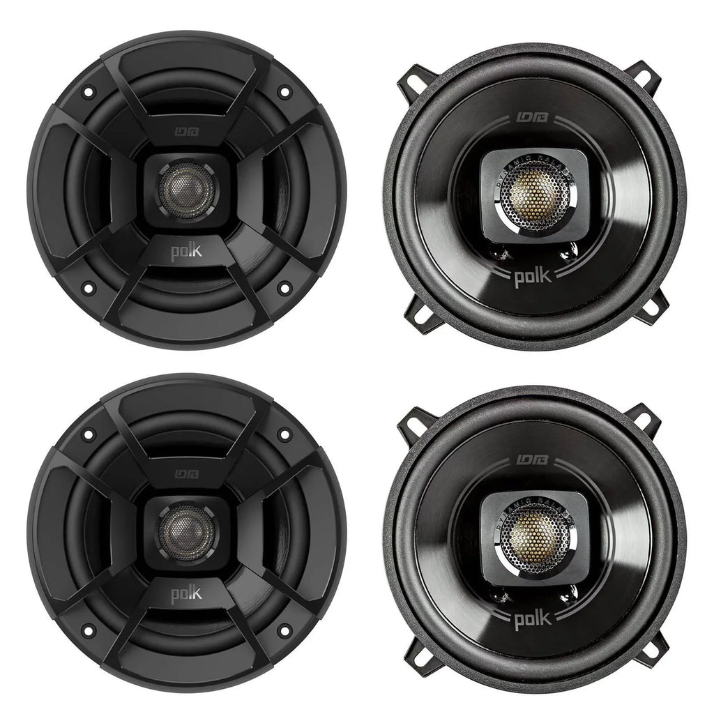 Polk Audio DB522 5.25 Inch 300W 2 Way Car/Marine ATV Stereo Speakers (4 Pack)
