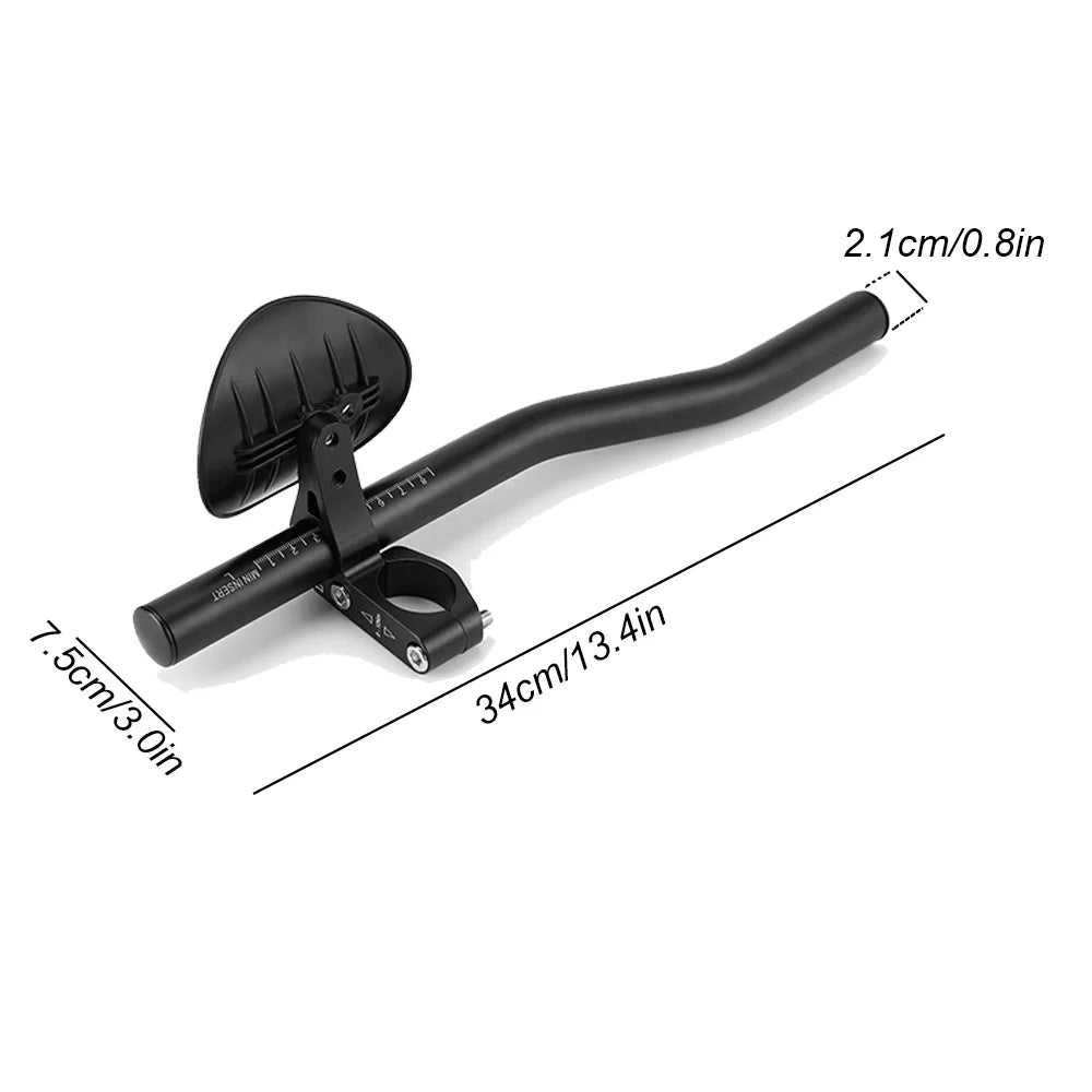 Lixada Time Trial Bike Rest Handlebar Aerobar Cycling Aluminium Alloy Arm Aero Bar for Road and Mountain Biking