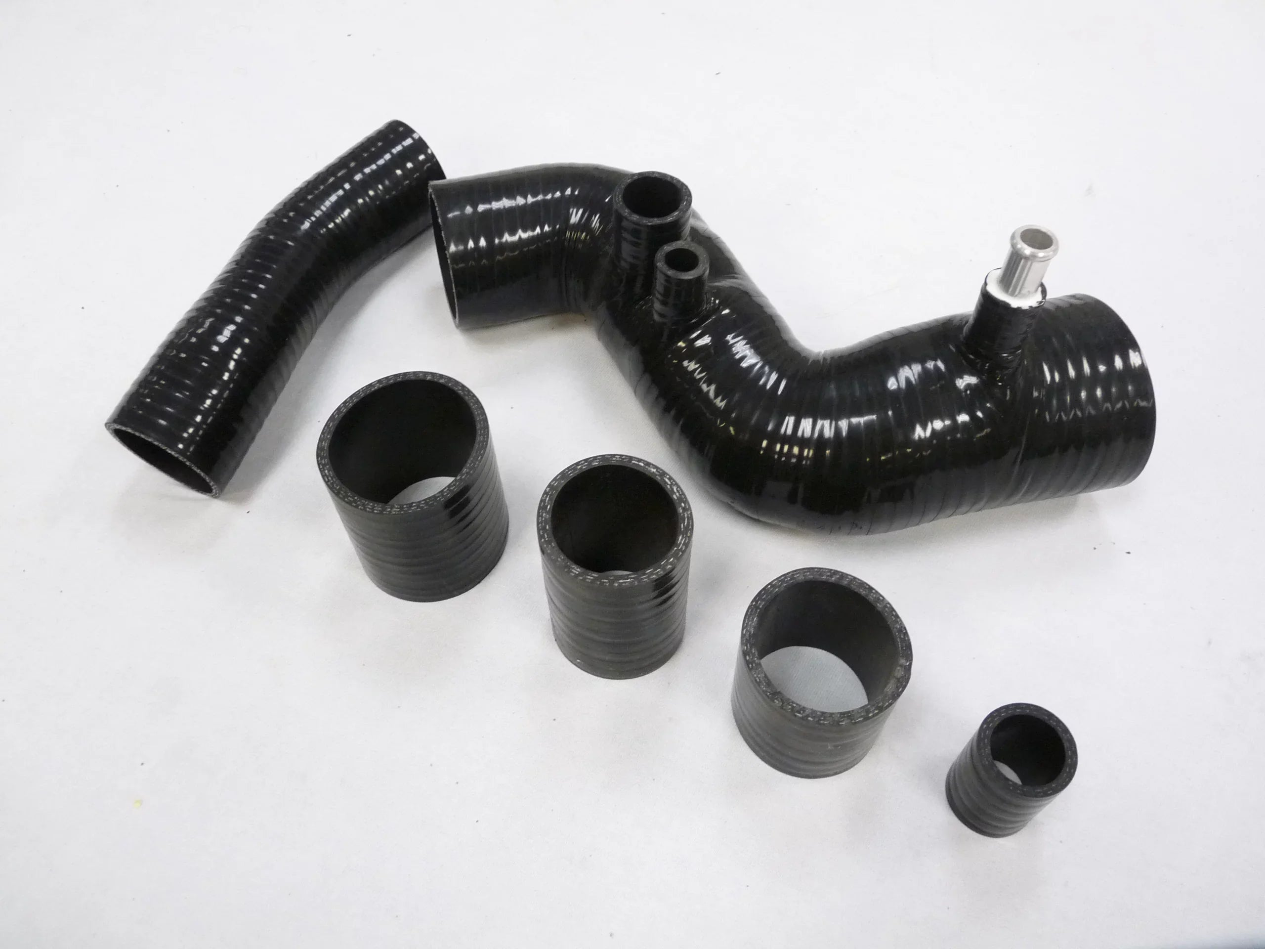 Stainless Dark Silicone Radiator Hose Kit Fits 1990 to 1997 Toyota MR2 3S-GTE By OBX