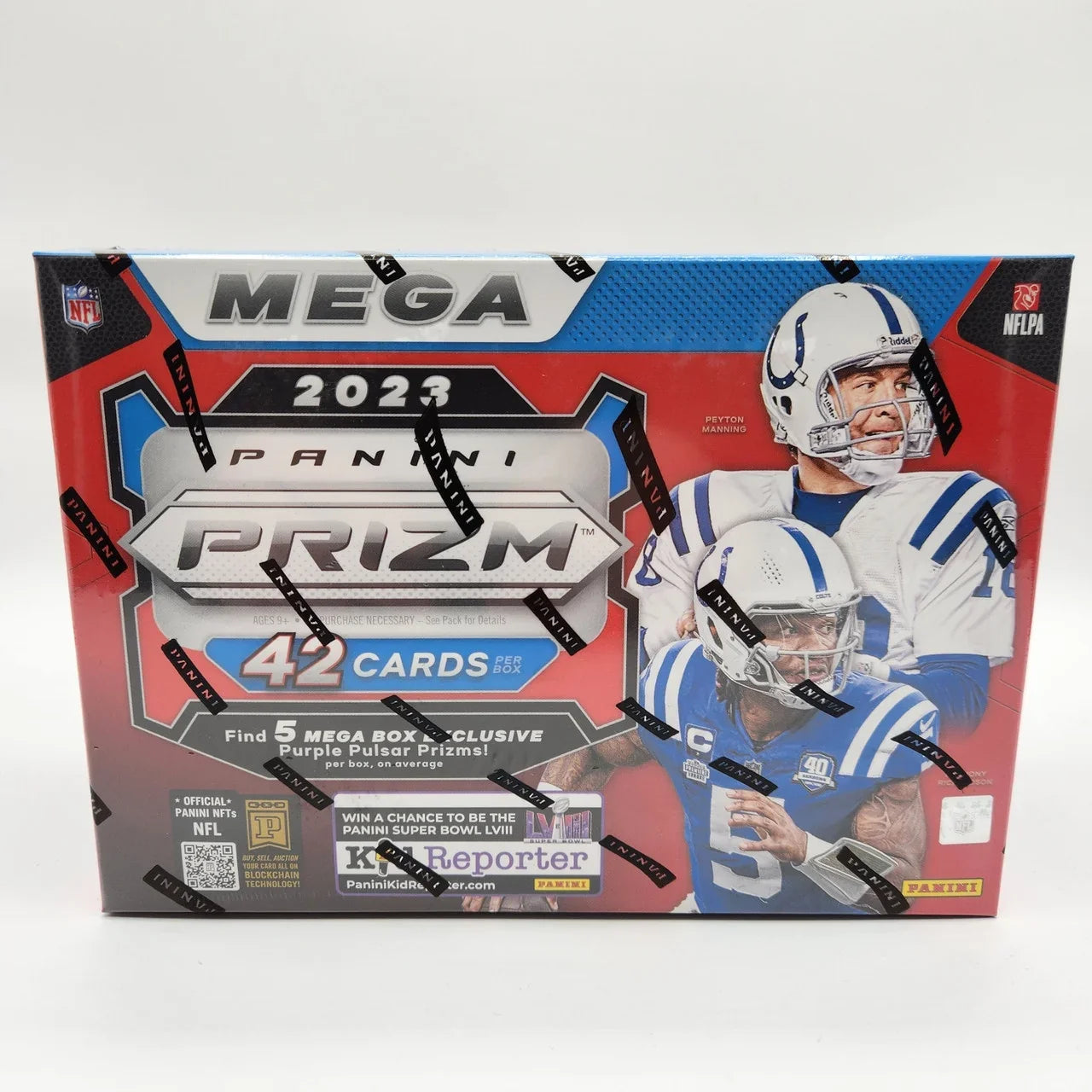 2023 Panini Prizm Football Hobby Mega Box Purple Pulsar Prizm's