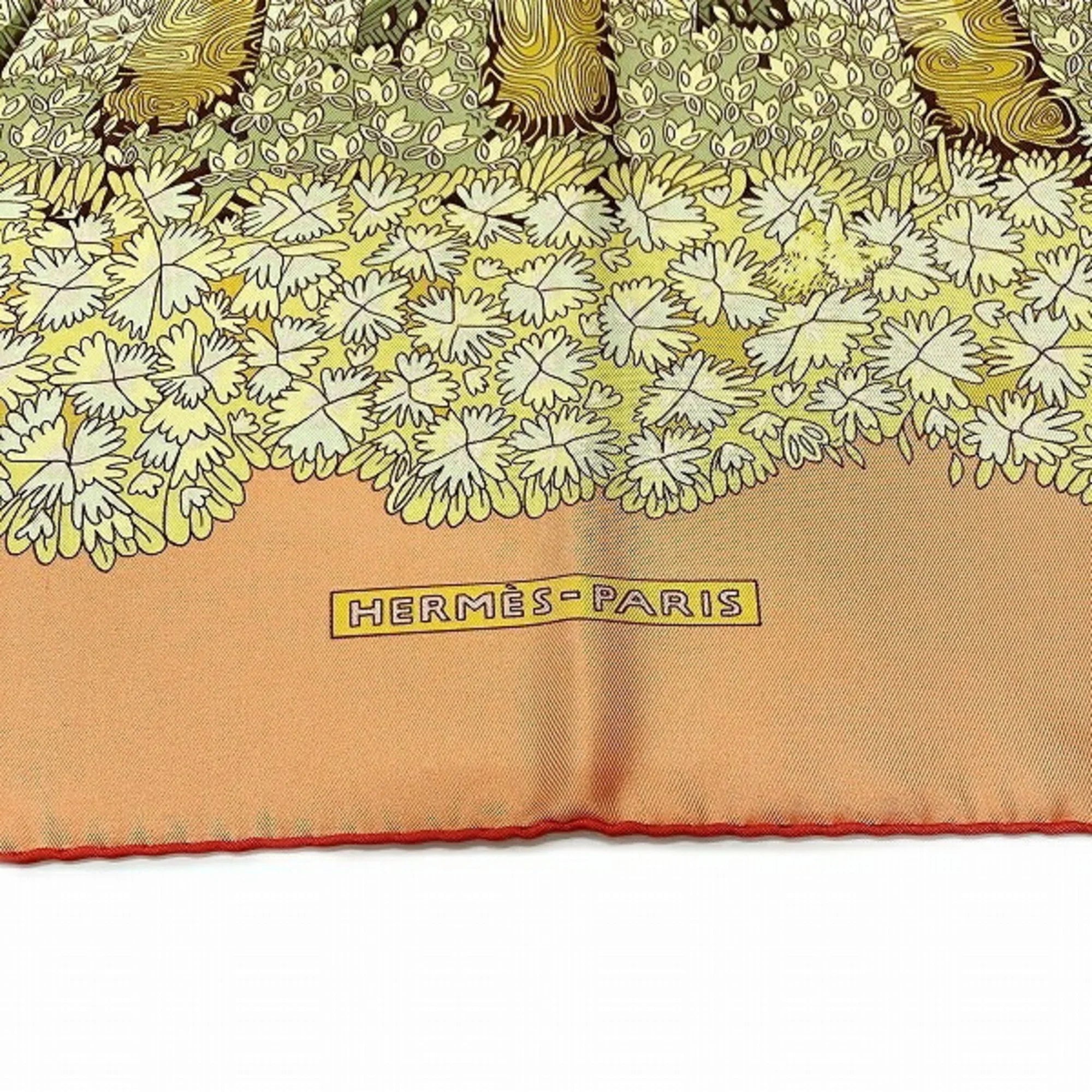 Pre-Owned Hermes Carre 90 Light and Shadow Brand Accessory Scarf People (Good)