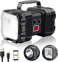 AlpsWolf Rechargeable Flashlight, LED Spotlight Flashlight 15000 Capacity 4000LM 20h Ultra-Long Standby Ultra Bright Flashlight Waterproof with USB Output as a Power Bank for Camping Accessories W845