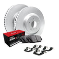 R1 Concepts Wjuh1 73057 R1 Brake Rotors Carbon Coated W/ Optimum Oe Pads & Hdw Fits select: 2019-2022 VOLKSWAGEN JETTA, 2018-2022 VOLKSWAGEN TIGUAN