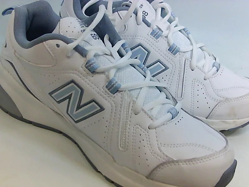 New Balance Gentlemen 608v5 Casual Comfort Cross, White/Light Blue, Size 10.5 oS05